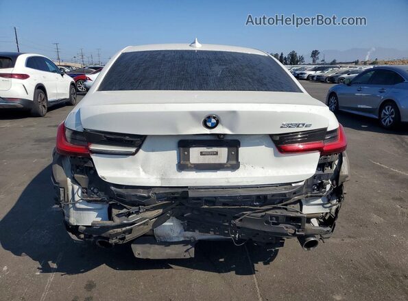 3MW5P7J01M8C11435 2021 BMW 3 SERIES White Widok z tyłu