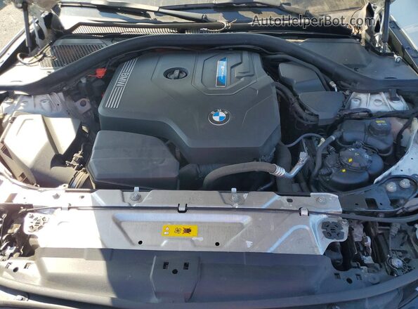 3MW5P7J01M8C11435 2021 BMW 3 SERIES White Widok wnętrza z tyłu