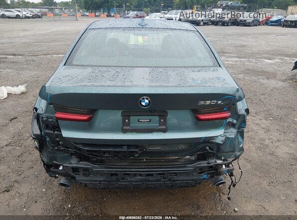 3MW5P7J0XM8C18206 2021 BMW 3 SERIES Turquoise Front view