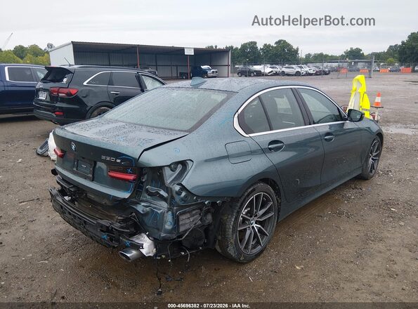 3MW5P7J0XM8C18206 2021 BMW 3 SERIES Turquoise Rear right