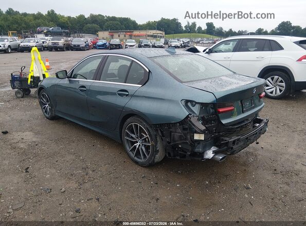 3MW5P7J0XM8C18206 2021 BMW 3 SERIES Turquoise Rear left