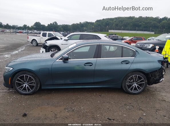 3MW5P7J0XM8C18206 2021 BMW 3 SERIES Turquoise 360 interior view