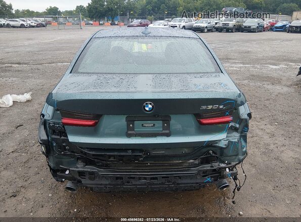 3MW5P7J0XM8C18206 2021 BMW 3 SERIES Turquoise 