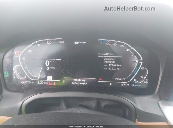 3MW5P9J01M8B59767 2021 BMW 3 SERIES Dark Blue Вид задних сидений