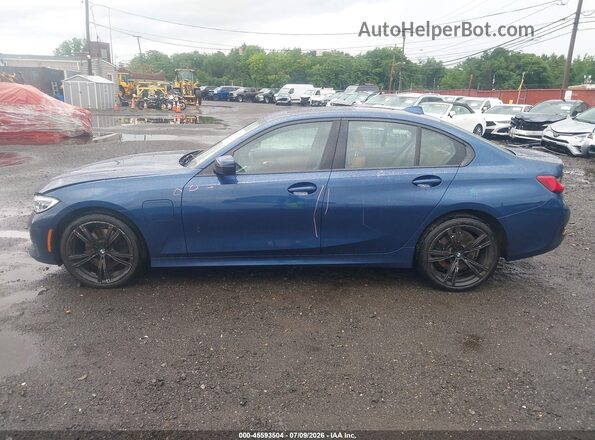3MW5P9J01M8B59767 2021 BMW 3 SERIES Dark Blue Панорамный вид салона 360°