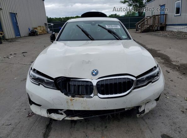 3MW5P9J09N8C65451 2022 BMW 3 SERIES White წინა ხედი