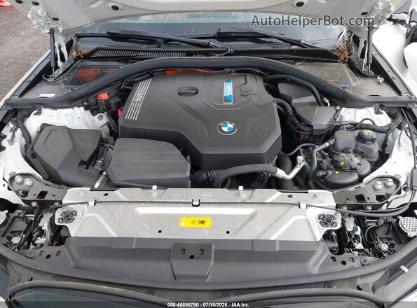 3MW5P9J0XM8C17259 2021 BMW 3 SERIES White Հետևի տեսք
