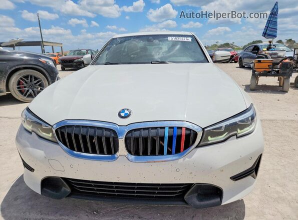 3MW5R1J00L8B23482 2020 BMW 3 SERIES White Widok z przodu