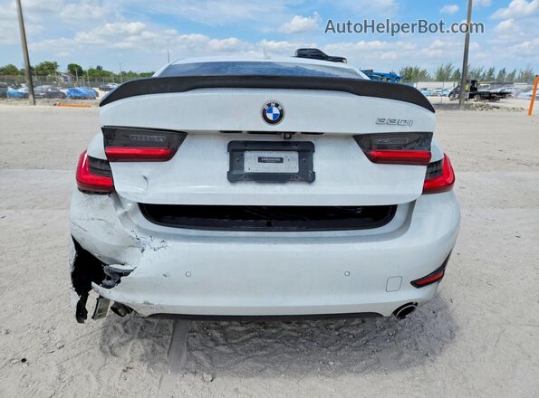 3MW5R1J00L8B23482 2020 BMW 3 SERIES White Widok z tyłu