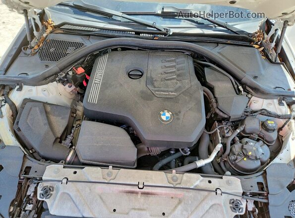 3MW5R1J00L8B23482 2020 BMW 3 SERIES White Widok wnętrza z tyłu