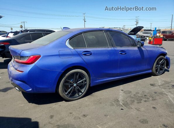 3MW5R1J00L8B31775 2020 BMW 3 SERIES Blue Задня права чверть