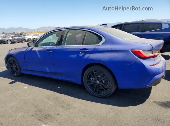 3MW5R1J00L8B31775 2020 BMW 3 SERIES Blue Задня ліва чверть