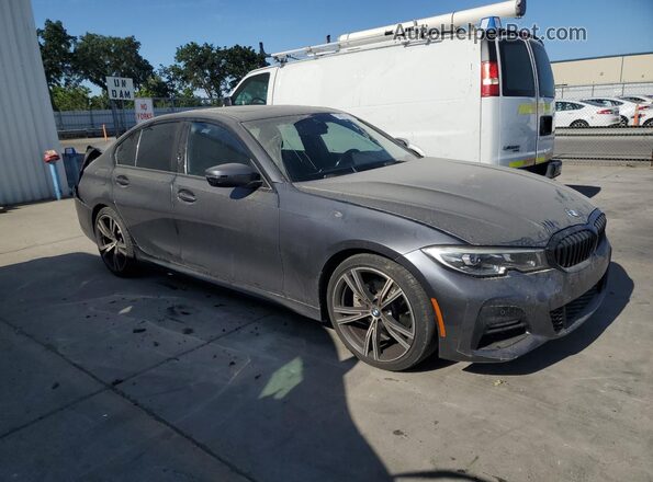 3MW5R1J01L8B18419 2020 BMW 3 SERIES Gray Front right