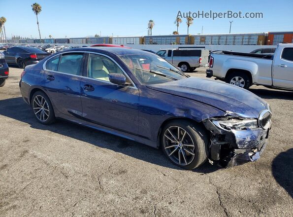 3MW5R1J01L8B36323 2020 BMW 3 SERIES Blue Передня права чверть