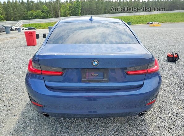 3MW5R1J01M8B58873 2021 BMW 3 SERIES Blue უკანა ხედი