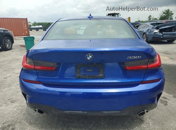 3MW5R1J01M8B65032 2021 BMW 3 SERIES Blue Vista trasera