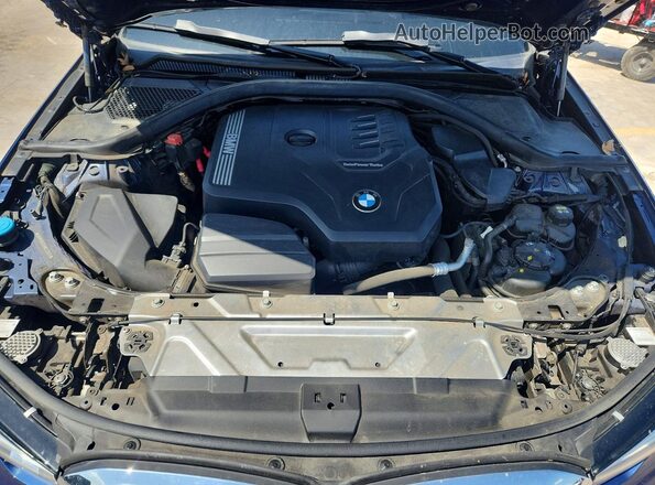 3MW5R1J01M8C12849 2021 BMW 3 SERIES Blue Սալոնի հետևի տեսք