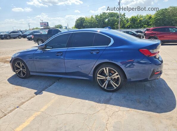 3MW5R1J01M8C12849 2021 BMW 3 SERIES Blue Հետևի ձախ