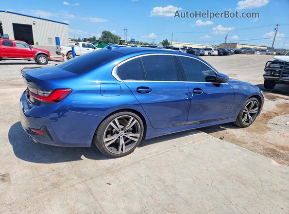 3MW5R1J01M8C12849 2021 BMW 3 SERIES Blue Հետևի աջ