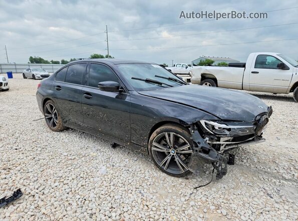 3MW5R1J02M8B93065 2021 BMW 3 SERIES Black Przód prawy