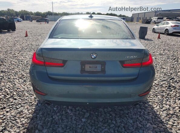 3MW5R1J02M8B94944 2021 BMW 3 SERIES Teal Rear view