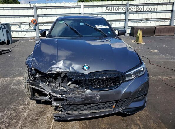 3MW5R1J02N8C46445 2022 BMW 3 SERIES Gray Widok z przodu