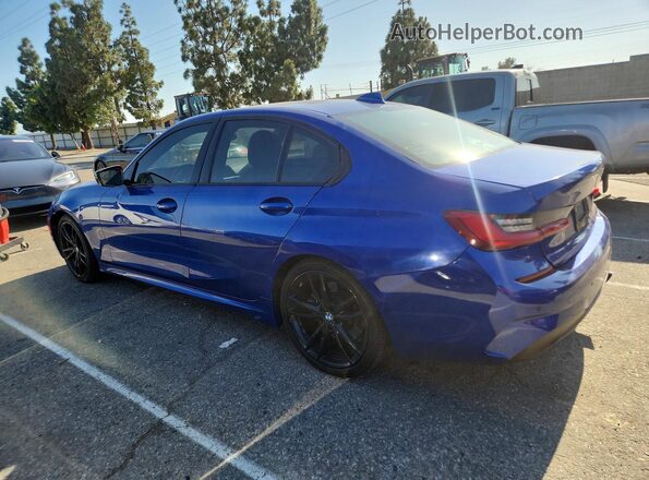 3MW5R1J03M8B95682 2021 BMW 3 SERIES Blue Rear left