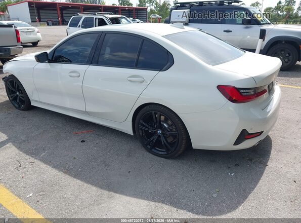 3MW5R1J04M8B78096 2021 BMW 3 SERIES White Հետևի ձախ