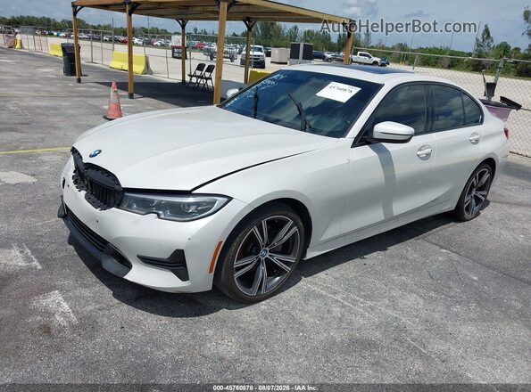 3MW5R1J04N8C31493 2022 BMW 3 SERIES White Vista tres cuartos delantera izquierda