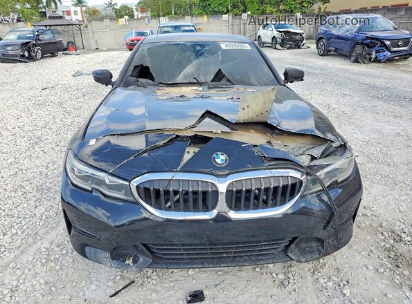 3MW5R1J05L8B13644 2020 BMW 3 SERIES Black Front view
