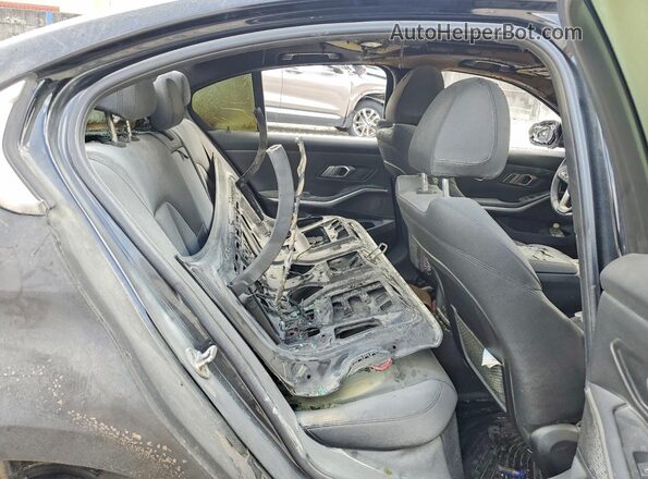3MW5R1J05L8B13644 2020 BMW 3 SERIES Black Rear seats view