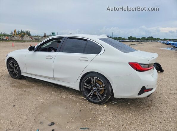 3MW5R1J05L8B18309 2020 BMW 3 SERIES Белый Задняя левая четверть