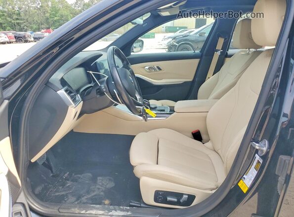 3MW5R1J05M8B69228 2021 BMW 3 SERIES Black Вид салону спереду