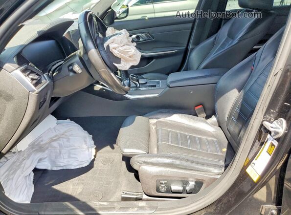 3MW5R1J05M8C01563 2021 BMW 3 SERIES Black Vista interior delantera