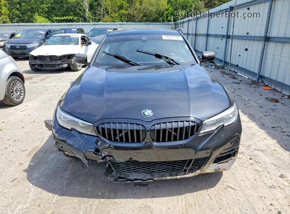 3MW5R1J05M8C01563 2021 BMW 3 SERIES Black Vista frontal