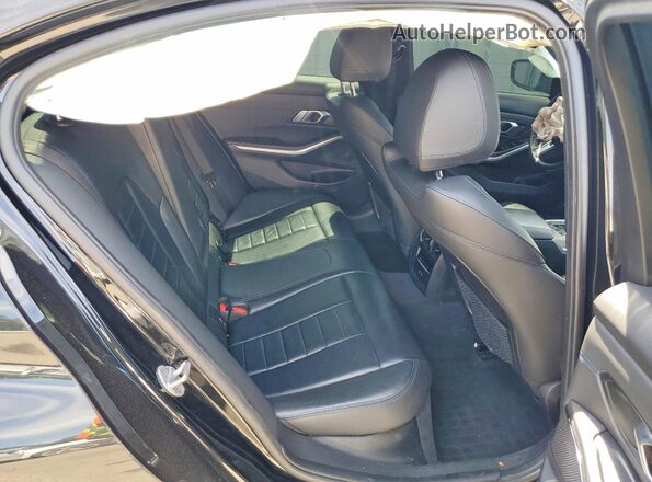 3MW5R1J05M8C01563 2021 BMW 3 SERIES Black Vista de los asientos traseros
