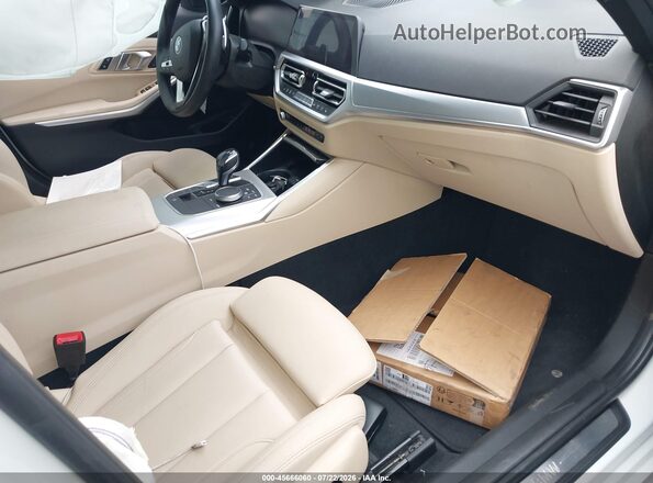 3MW5R1J06L8B34728 2020 BMW 3 SERIES White Սալոնի դիմացի տեսք