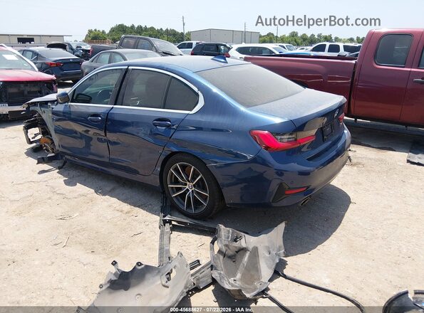3MW5R1J06M8B49649 2021 BMW 3 SERIES Blue Tył lewy