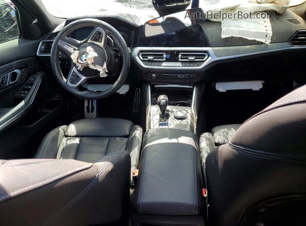 3MW5R1J06M8C05346 2021 BMW 3 SERIES Blue Dashboard view