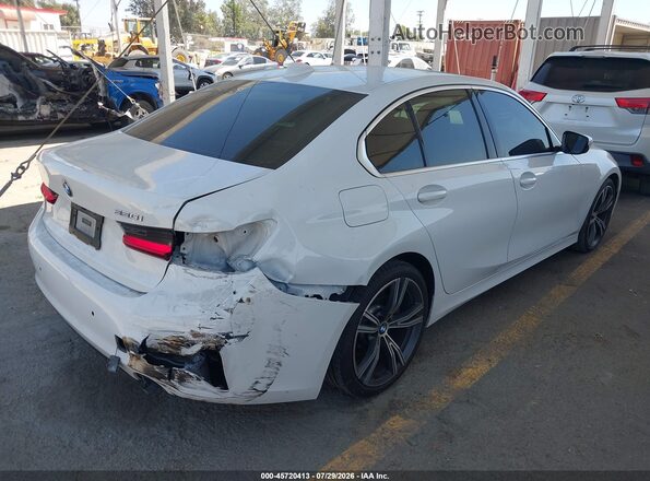 3MW5R1J07M8B61339 2021 BMW 3 SERIES Белый Задняя правая четверть