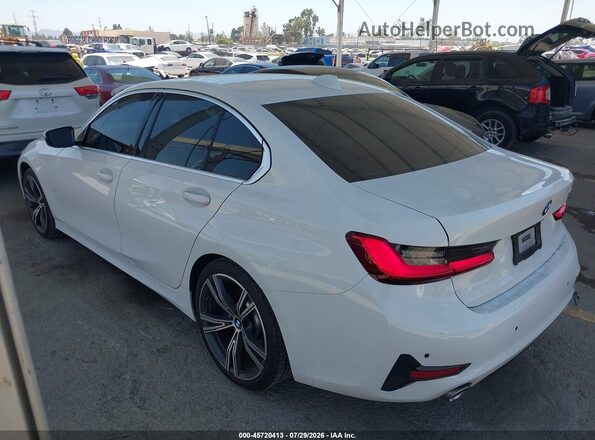 3MW5R1J07M8B61339 2021 BMW 3 SERIES Белый Задняя левая четверть
