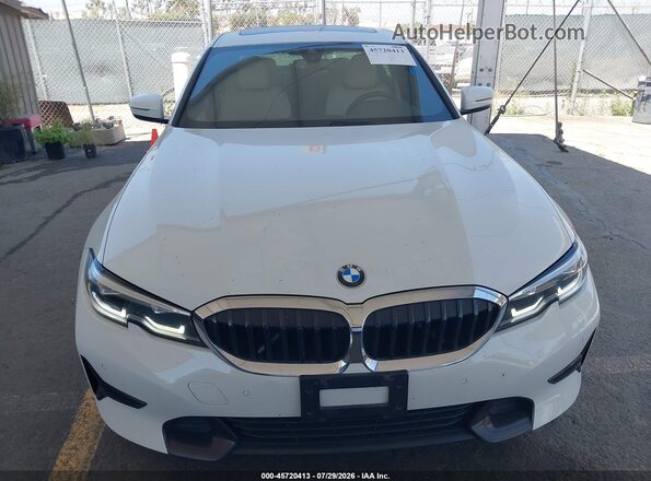 3MW5R1J07M8B61339 2021 BMW 3 SERIES Белый Вид щитка приборов