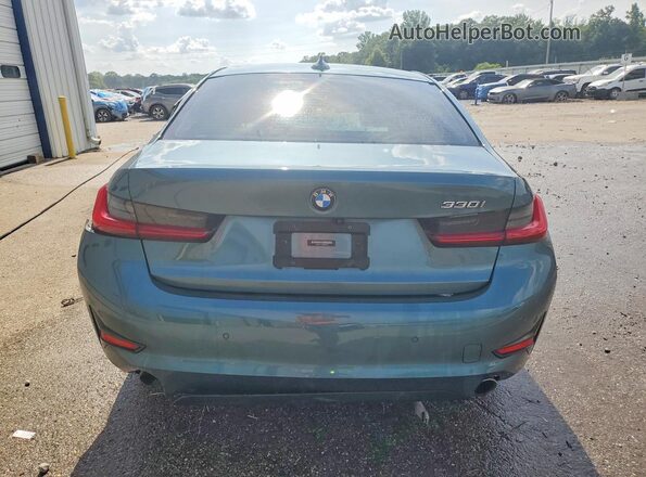 3MW5R1J07M8B73992 2021 BMW 3 SERIES Teal Widok z tyłu