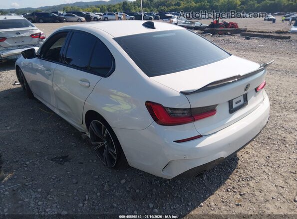 3MW5R1J09L8B18748 2020 BMW 3 SERIES White Trasero izquierdo
