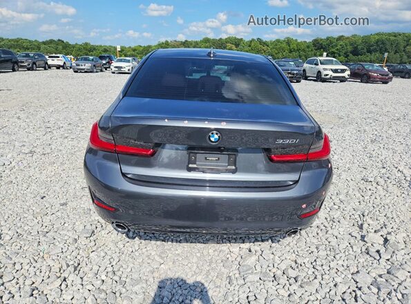 3MW5R1J09L8B20239 2020 BMW 3 SERIES Gray Widok z tyłu