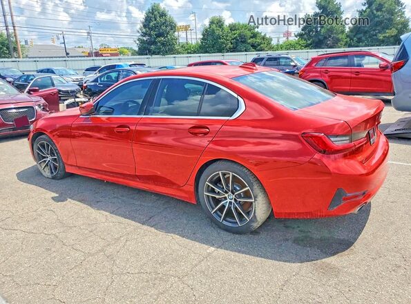 3MW5R1J09L8B22119 2020 BMW 3 SERIES Red Հետևի ձախ