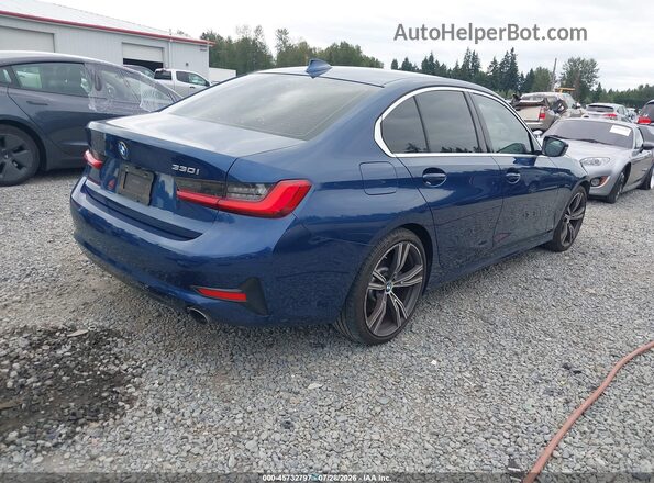 3MW5R1J09M8B65165 2021 BMW 3 SERIES Blue Trasero derecho