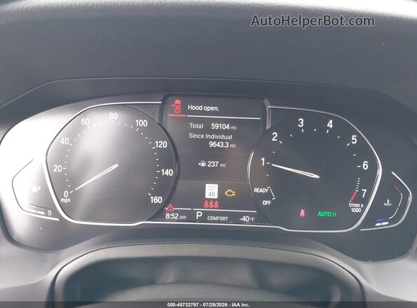 3MW5R1J09M8B65165 2021 BMW 3 SERIES Blue Vista de los asientos traseros