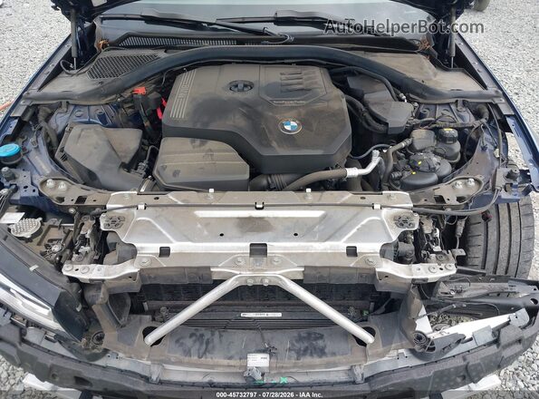 3MW5R1J09M8B65165 2021 BMW 3 SERIES Blue Vista trasera