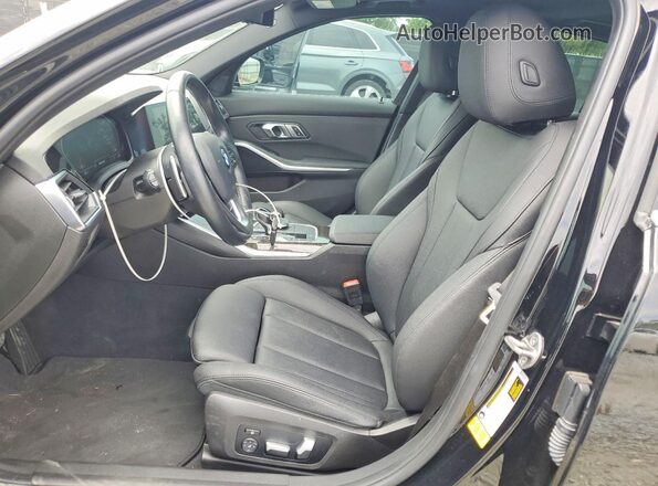 3MW5R1J09M8C09620 2021 BMW 3 SERIES Black Widok wnętrza z przodu